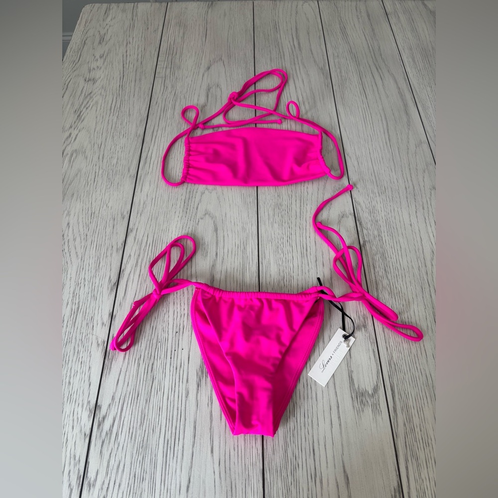 Lovers + Friends, Bikini, 👙 pink , XS